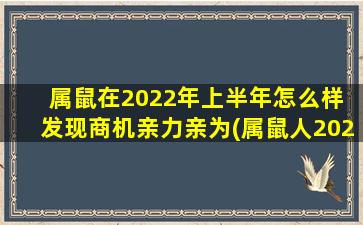 属鼠在2022年上半年怎么样 发现商机亲力亲为(属鼠人2022年上半年发现商机亲力亲为中心)